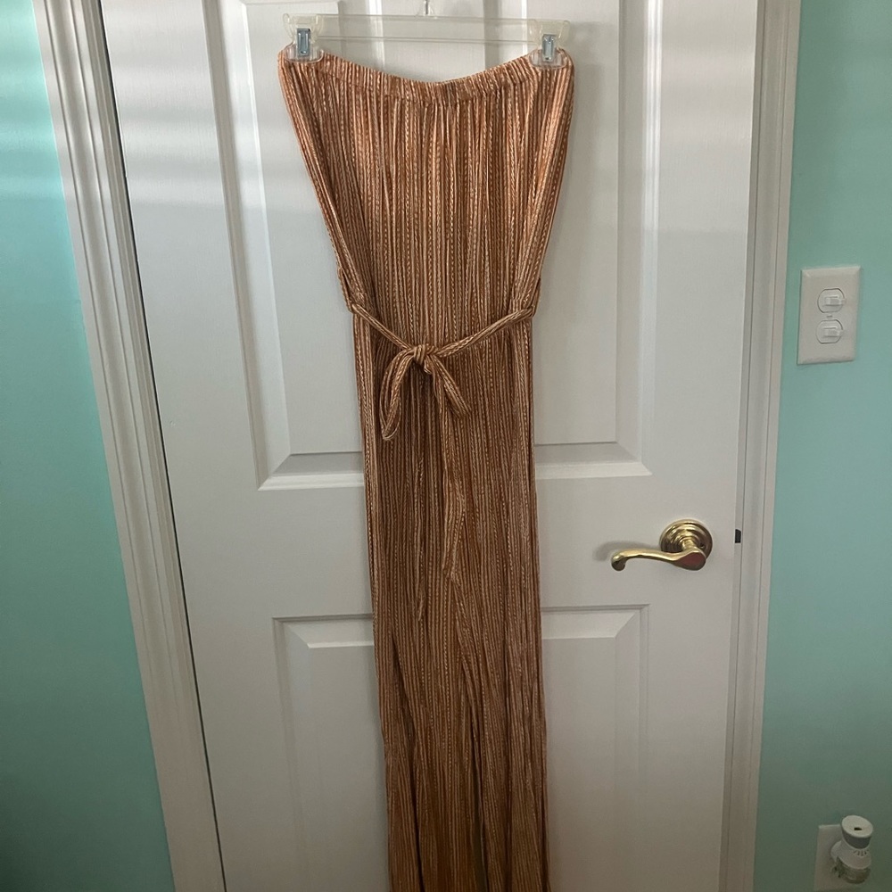 Women’s strapless jumpsuit